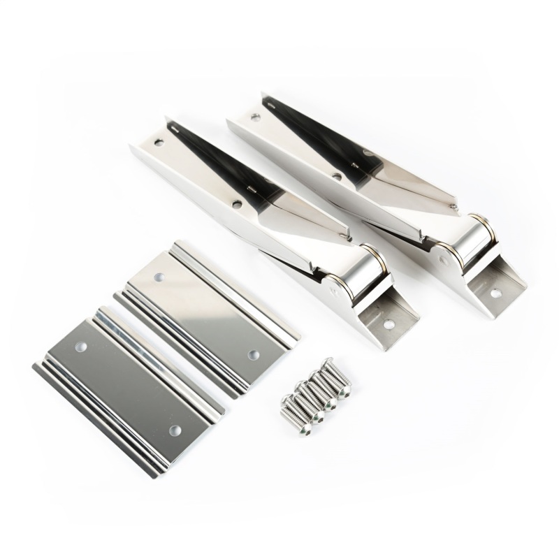 Jeep Wrangler Tailgate Hinges - Rugged Ridge - Stainless Steel - Stainless Steel - `97-`06